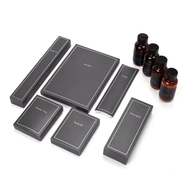 Black Pack Hotel Dry Amenities – Premium Luxury for Guests