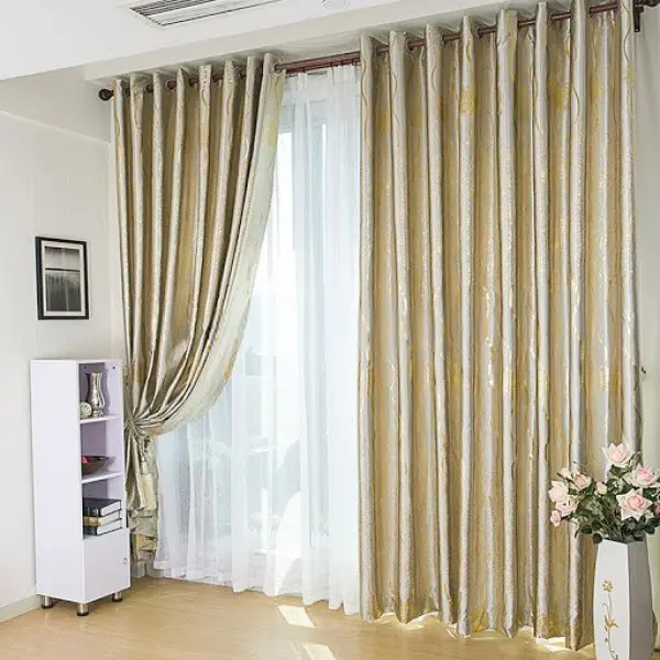 Curtain With Lining& Inner