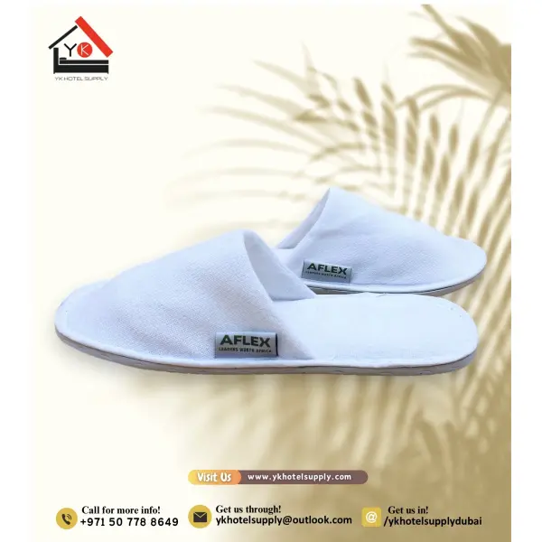 Hotel Logo Labeled Slippers – Signature Comfort
