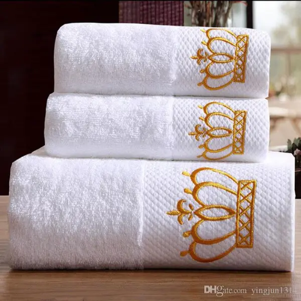 Hotel Luxury Towel, 100% Cotton, White