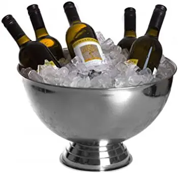 Ice Bucket Round Steel